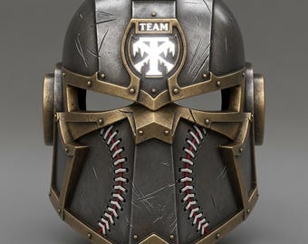 Archivo STL 3D de la máscara Crusader de la MLB de Grimforge para impresión 3D