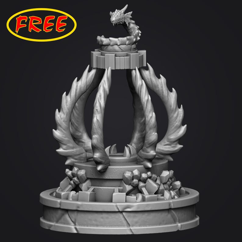 Archivo STL 3D de Dragon’s Maw The Dice Tower para impresión 3D imagen 10