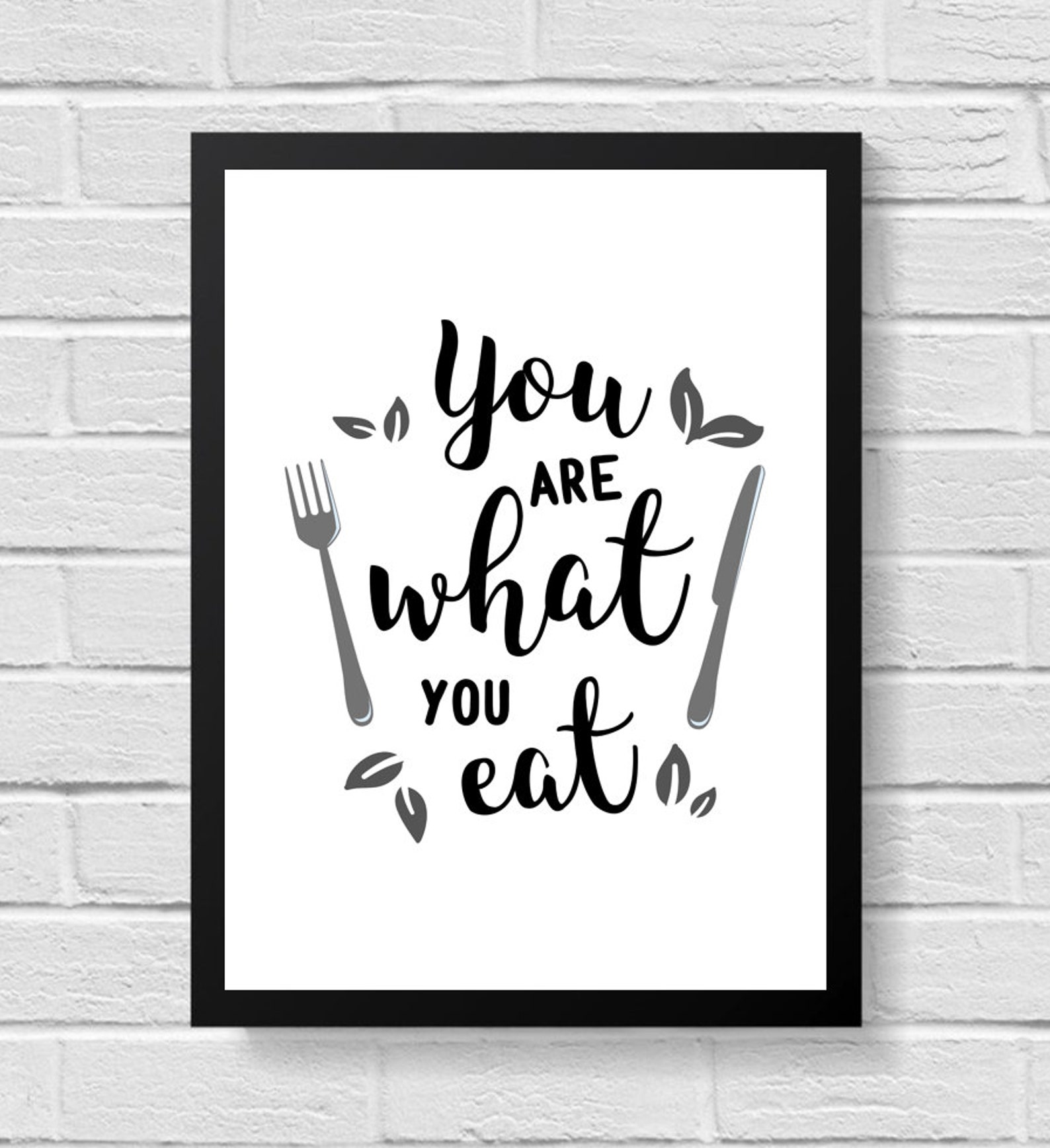 Kitchen Wall Art Kitchen Prints Black and White Wall Art Etsy