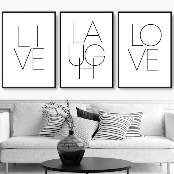 Set of 3 blue Prints INSPIRED BY Chanel Logo posters set, quote