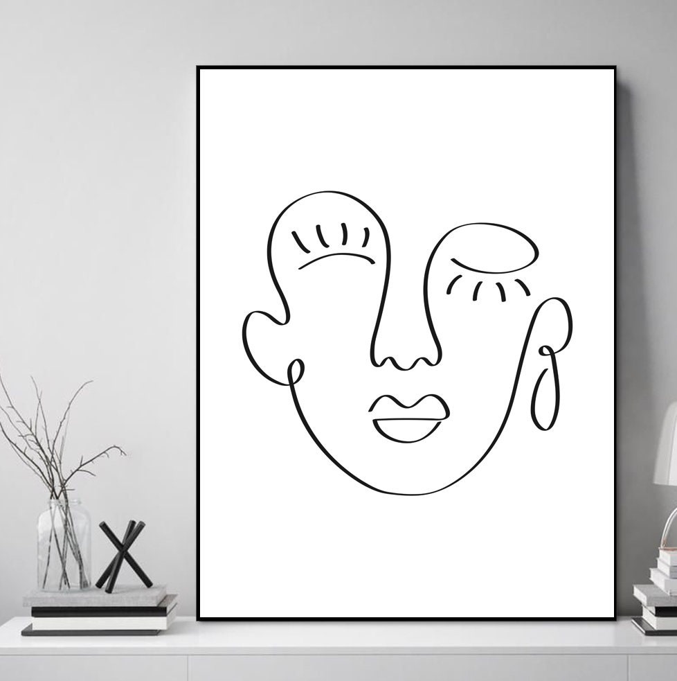 Black and White Wall Art Set of 6 Prints Black White Prints Set of 6 ...