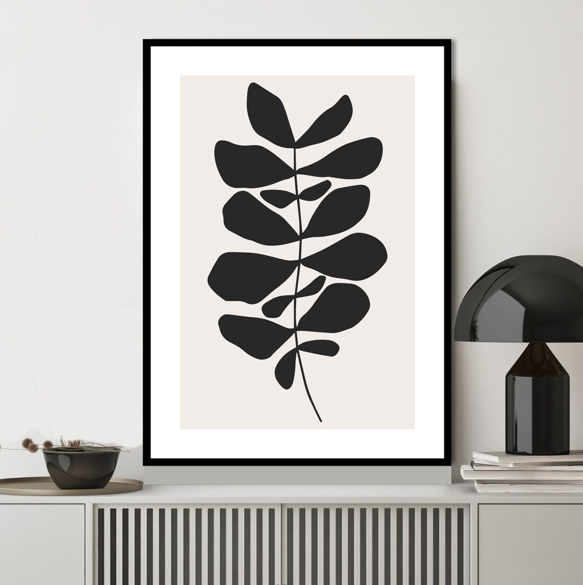 Black White Prints Set of 3 Wall Art Minimalist Boho Printable - Etsy