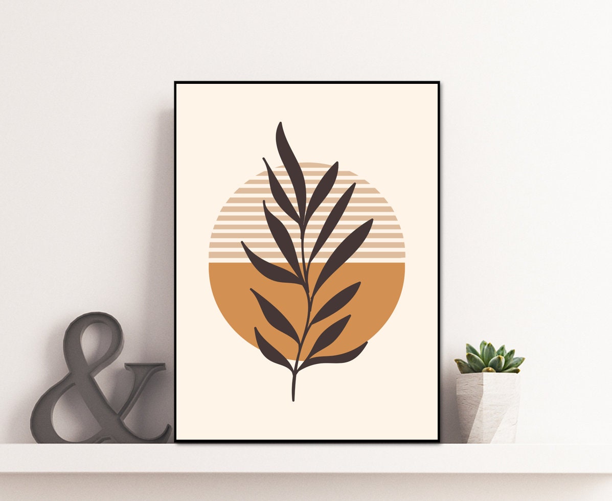 Boho Wall Prints Set of 6 Boho Prints Boho Wall Decor Boho Etsy