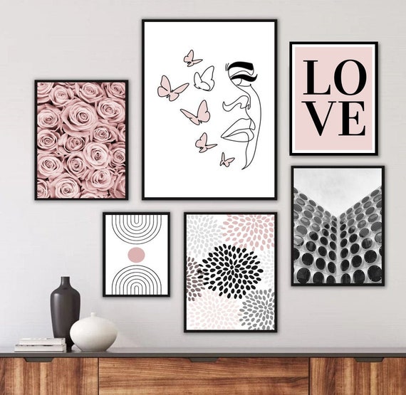 Printable Fashion Wall Art Black and White Print Black and | Etsy