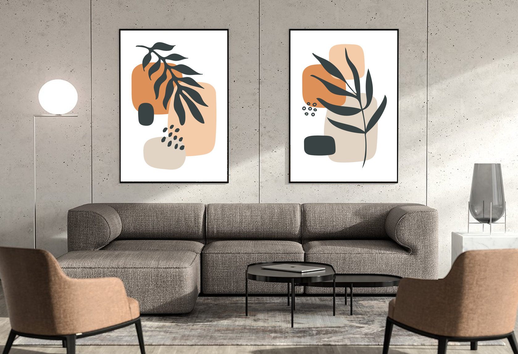 Boho Printable Wall Art Prints Set of 3 Download Gallery Wall - Etsy