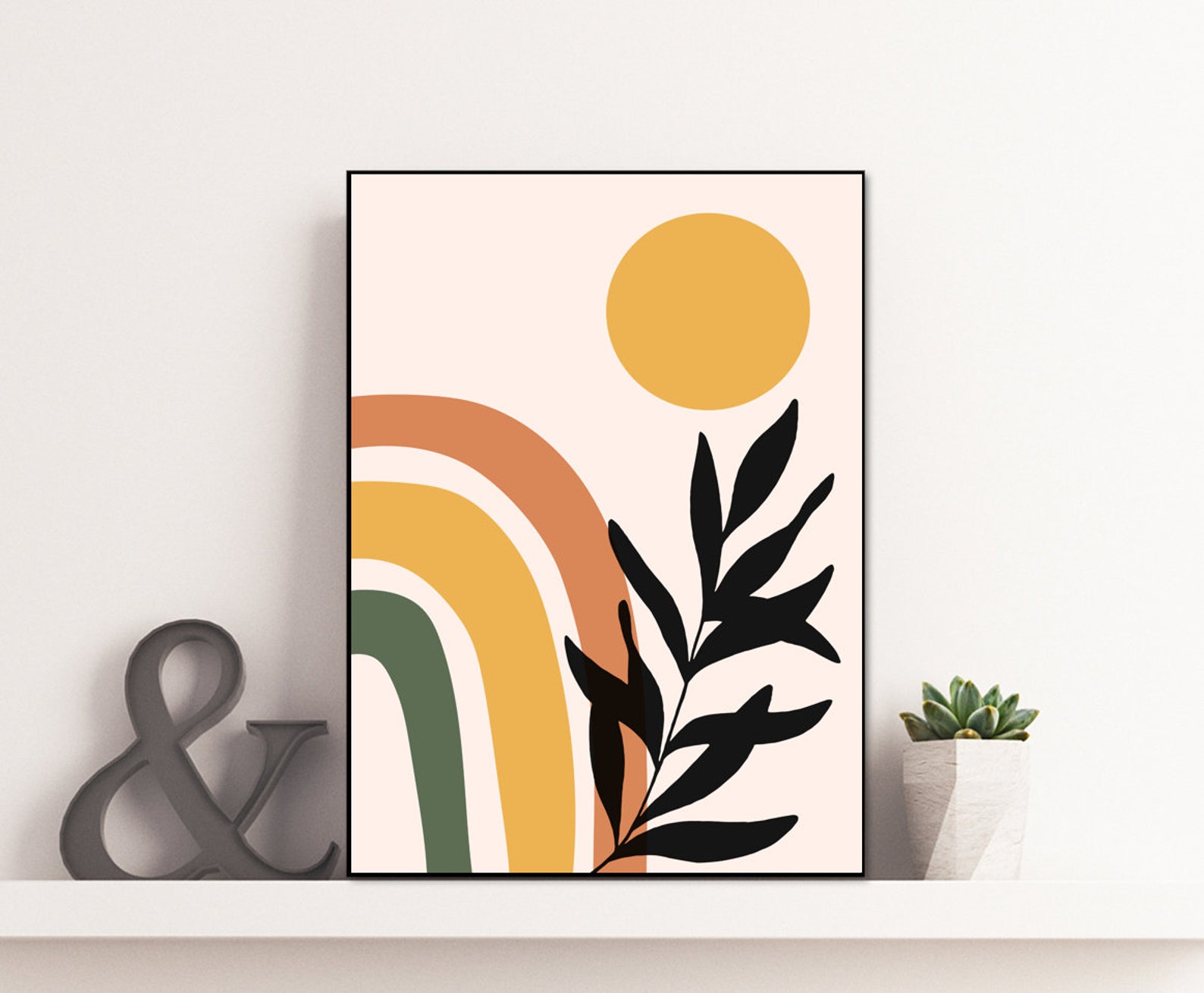 Boho Bedroom Wall Decor Boho Wall Art Prints Modern Wall Art - Etsy