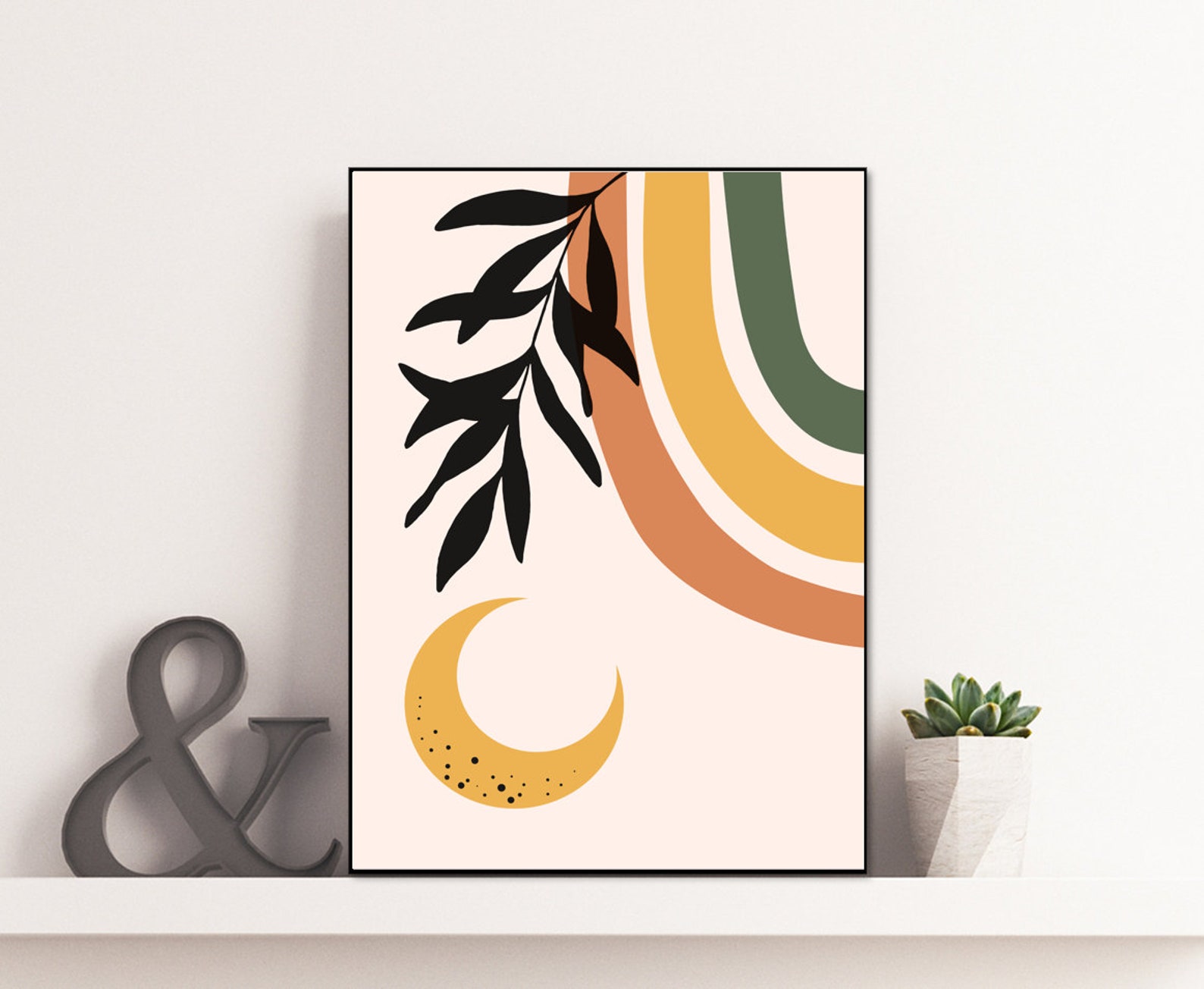 Boho Bedroom Wall Decor Boho Wall Art Prints Modern Wall Art - Etsy