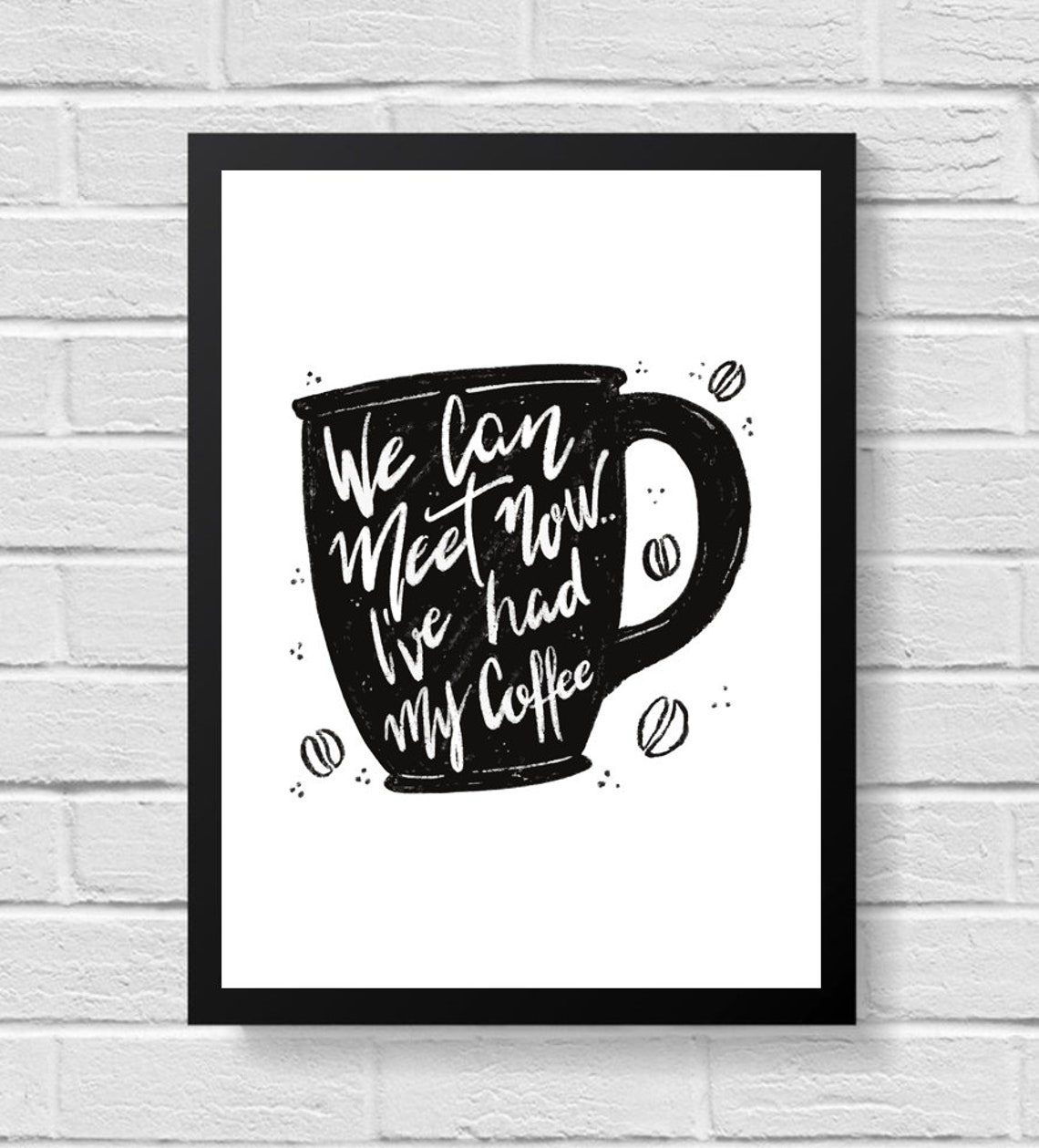 Kitchen Wall Art Kitchen Prints Black and White Wall Art Etsy