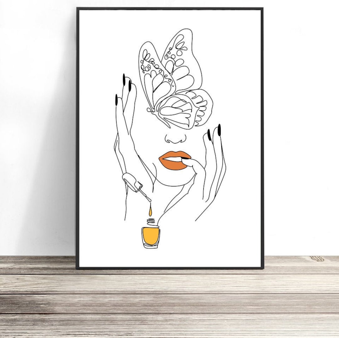 Black and White Wall Art Printable Black and White Print Fashion Art ...