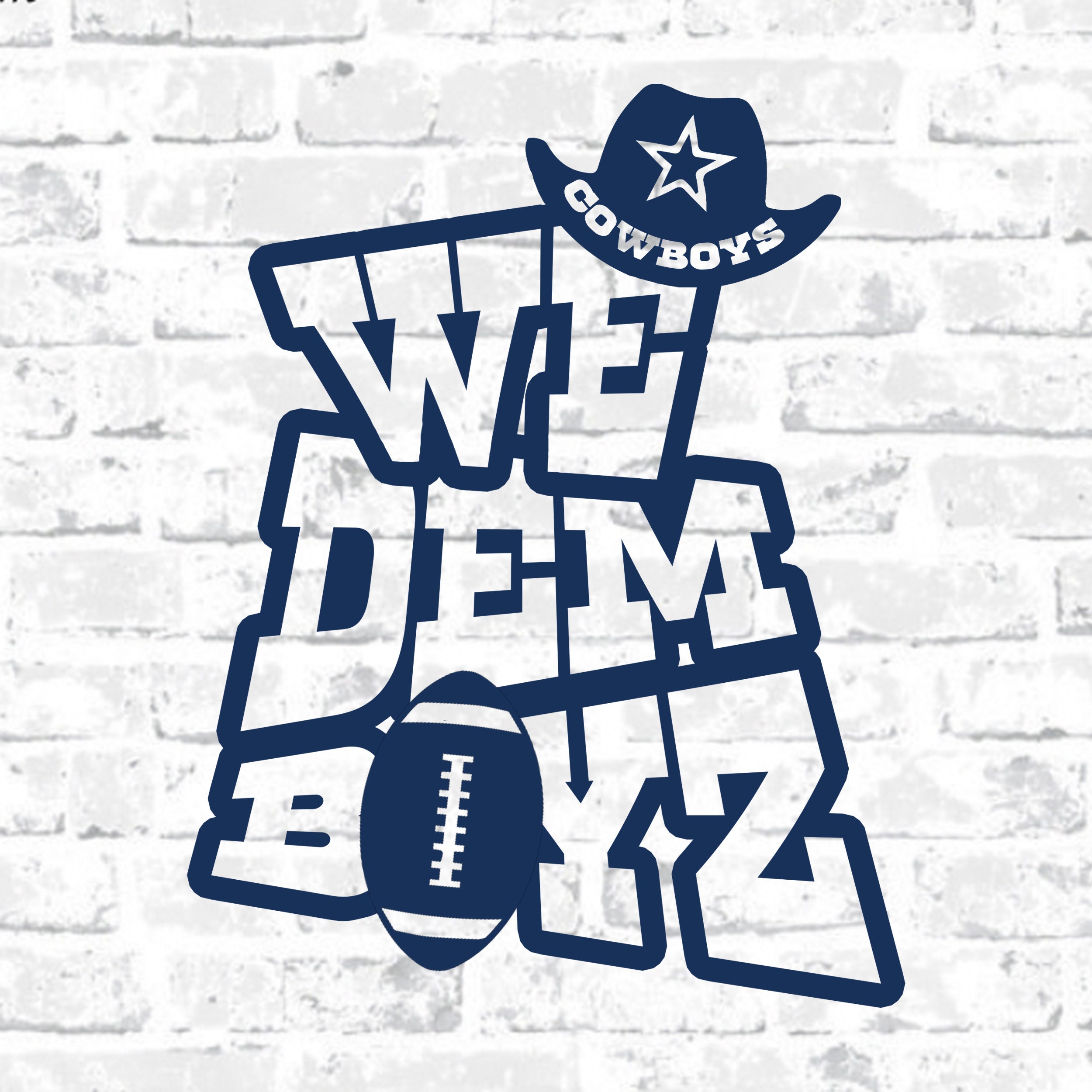 Dallas Cowboys Png Designs We Dem Boyz Digital File Download Etsy
