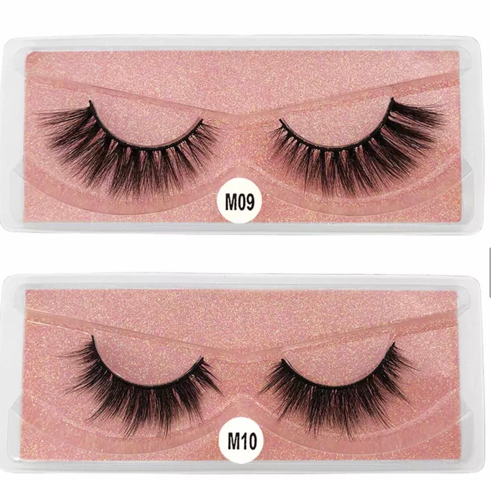 Strip Eyelashes 15mm w/ spoolie Etsy