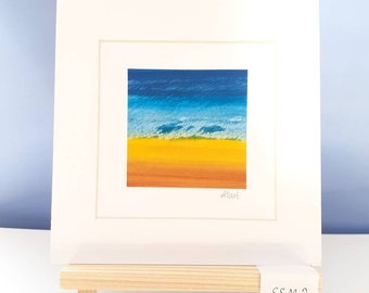 PINTURA - Original Firmado Acuarela Seascape Painting por Adele Hart (SSM2)