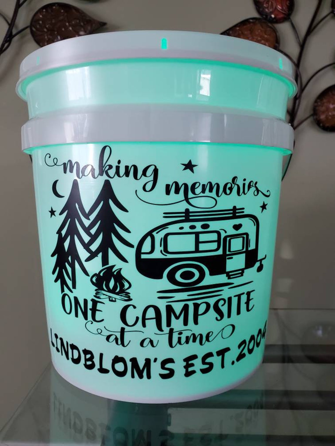 Glow Campsite Buckets Etsy