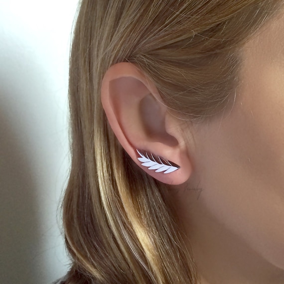 Ear climber leaf discount
