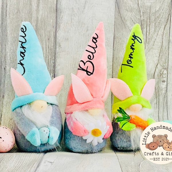 Personalised Easter Gonk/Gnome Soft Plush Decoration SMALL