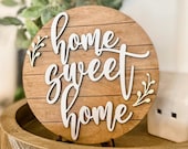 Home Sweet Home, Laser Cut File, Wood Sign SVG for Glowforge and Lasers, Home Sweet Home SVG, Glowforge svg, Shiplap Sign