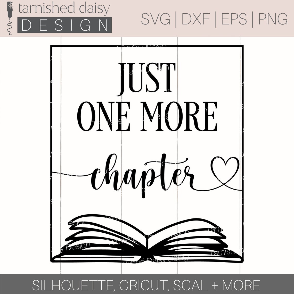Just One More Chapter Svg Book Svg Reading Svg Library Svg - Etsy UK