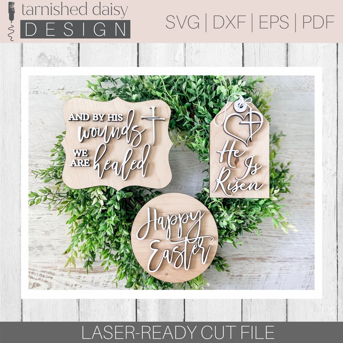 Download Easter Tiered Tray File SVG Tiered Tray Cut File for | Etsy
