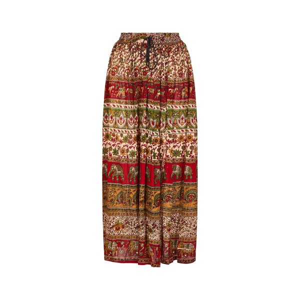 Indian Cotton/Rayon Skirt