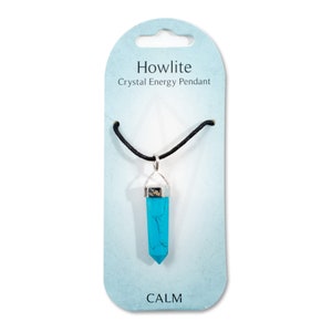 Healing Crystal Jewellery Positive Energy Point Necklace Aquarius