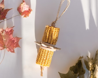 Corn Maze, Fall Toy Collection - chewing toy for small and medium parrots, shredding toy for birds, medium bird toy