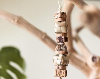 Palm Chew - natural hanging bird toy for cockatiels, conures, budgies, small & medium parrots