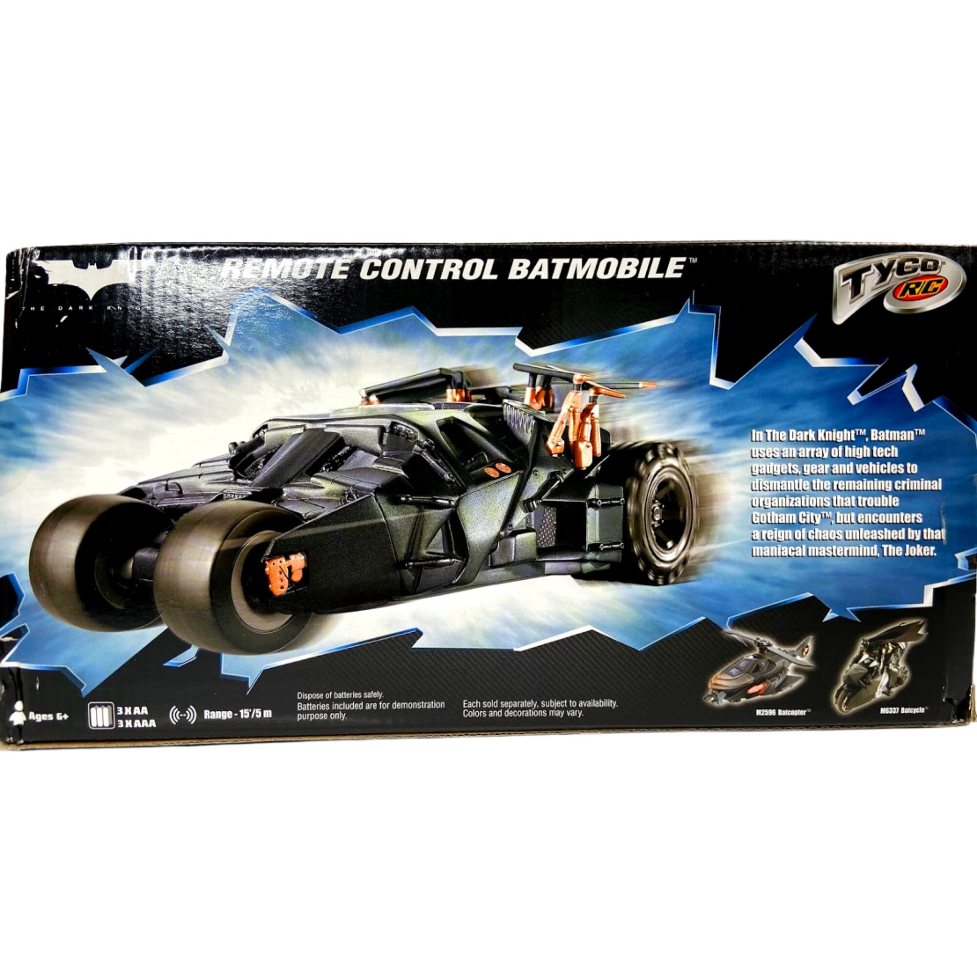 R/C Remote Control Bat Mobile TYCO Die Cast Etsy UK