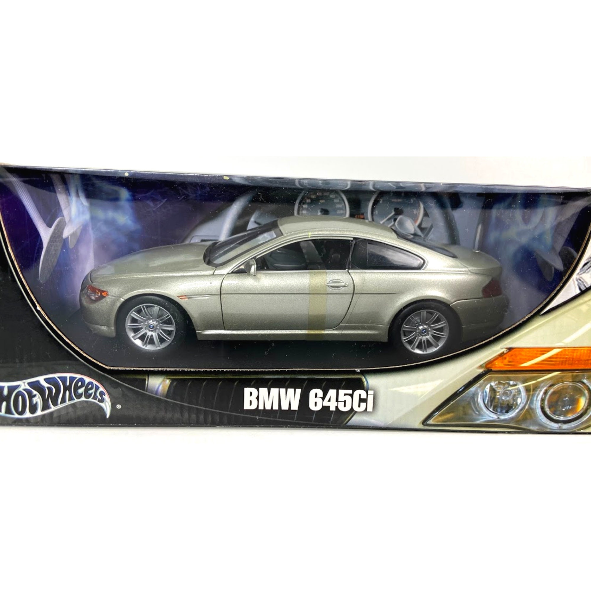 BMW 645ci Silver 1:18 Hot Wheels 