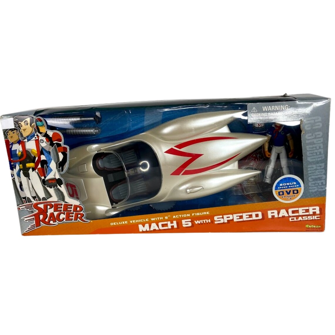 Speed Racer Mach 5 Deluxe Vehicle 5 Action Figure Car Etsy