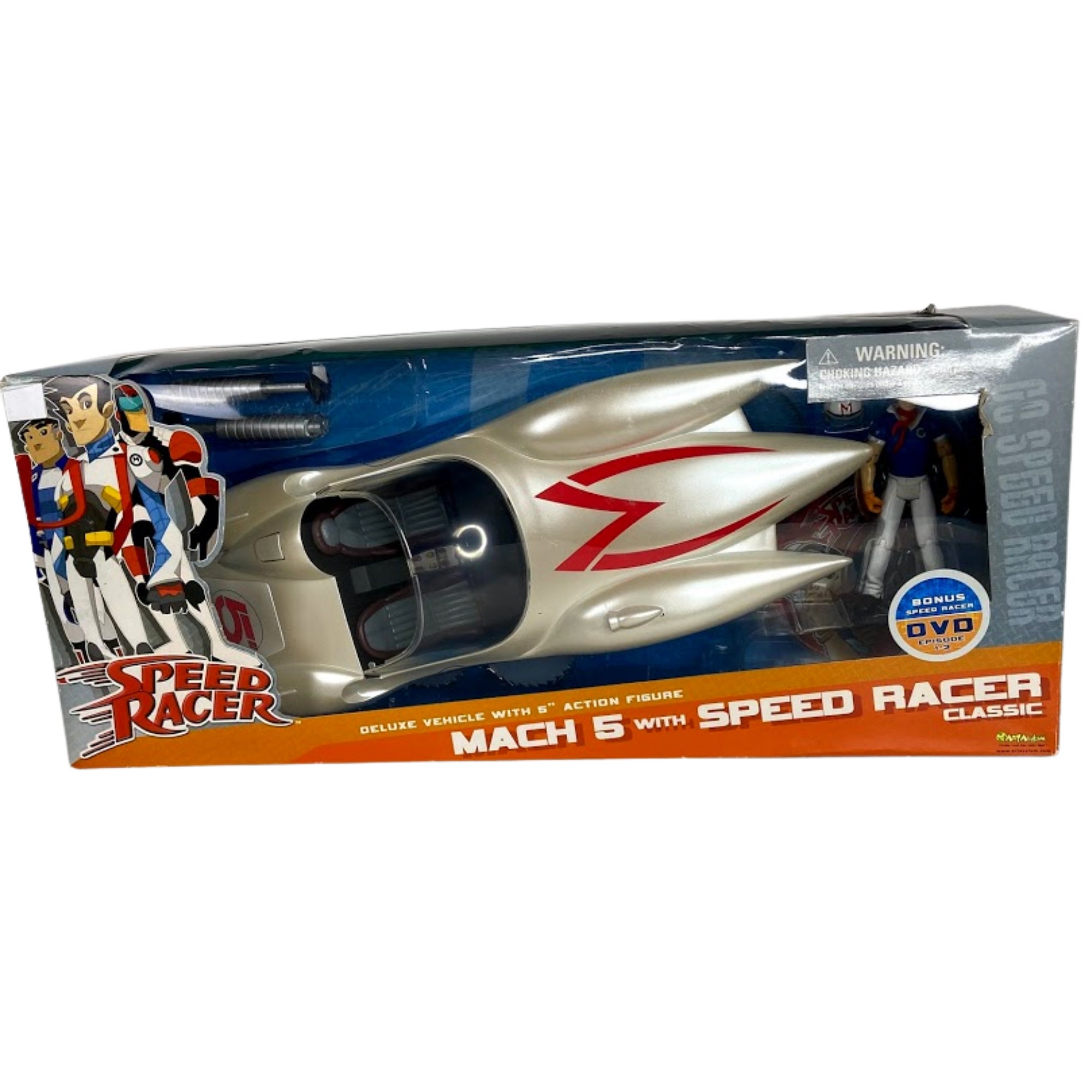 Speed Racer Mach 5 Deluxe Vehicle 5 Action Figure Car Etsy