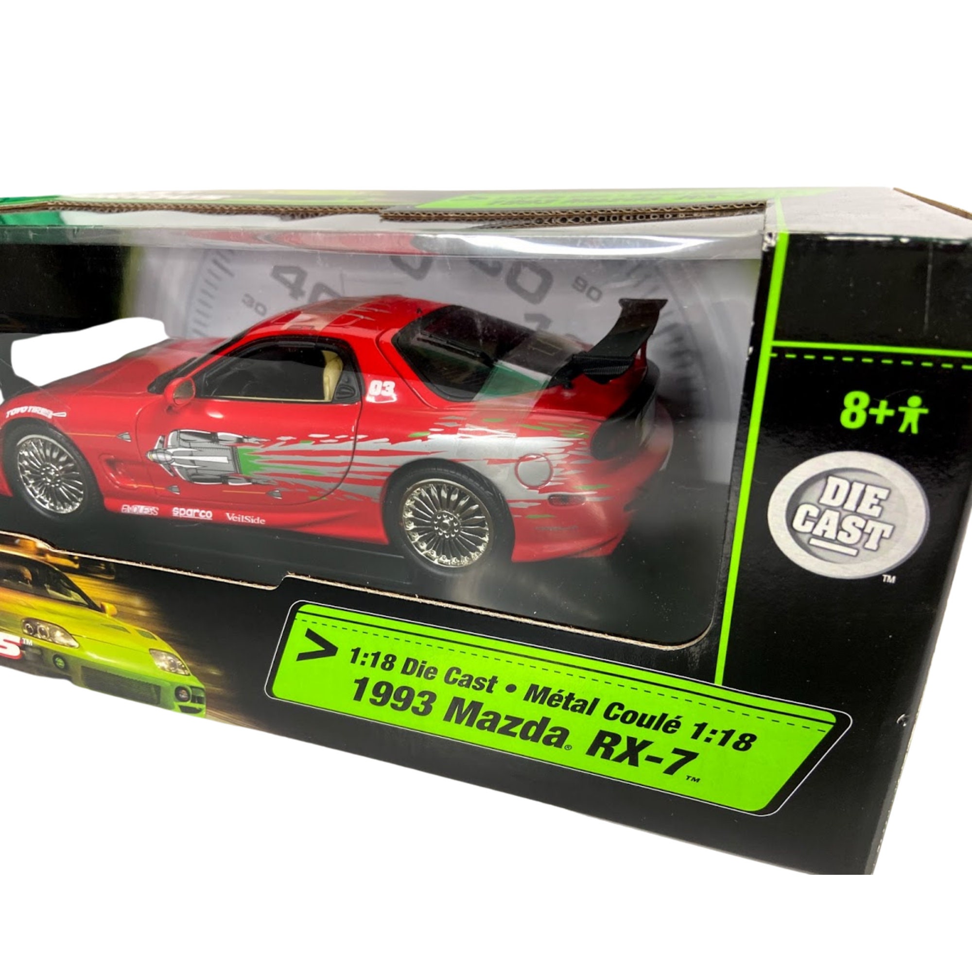 マツダ RX-7 1993 ワイルドスピード レーシングチャンピオン 1/18