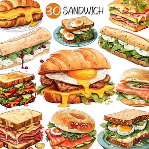 Sándwich PNG / tostada baguette bagel hamburguesa pan panadería pan comida focaccia ciabatta huevo queso comida postre tomate salmón arándano BLT