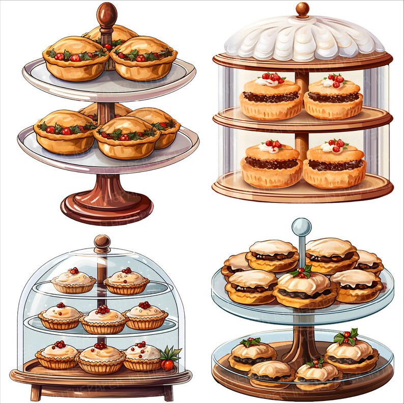 Mince Pie PNG | Christmas Dessert Clip Art British Tart Pastry Cake ...