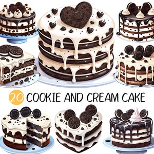 Kekse und Sahne Torte PNG | Süßigkeiten Dessert Clip Art Süßigkeiten Illustration Chunky White Schokoladensirup Herzstück Kekse & Sahne Sandwich
