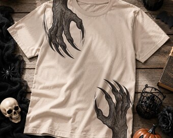 Claw Hand | Monster PNG reptile creepy Halloween Tshirt sticker decoration graphic cartoon illustration clip art