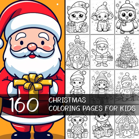 Large Print Winter Coloring Book for Kids: Winter Coloring Book For Toddlers Featuring Cute Winter Scenes, Beautiful Reindeer, Penguins, Santa Claus, Snowman [Book]