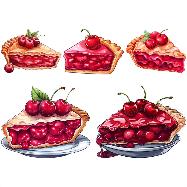 Cherry Pie PNG | Fruit Tart Dessert Berry Clip Art Pastry Piece Cake ...