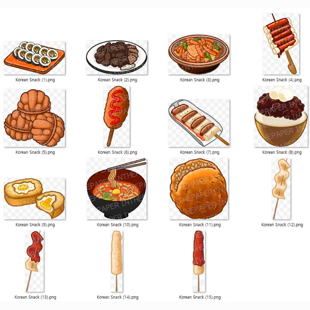 KOREAN SNACK | Street Food Dessert Kimbap Ramen Hotteok Rice ...