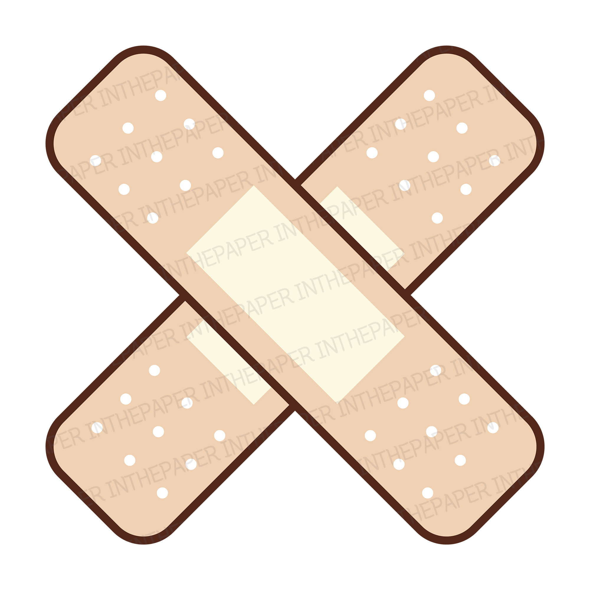 Bandaid Cartoon Etsy