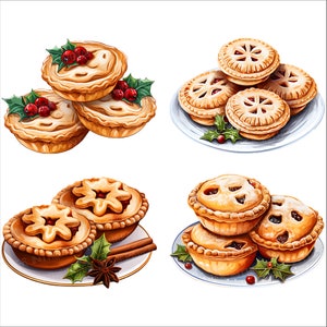 Mince Pie PNG | Christmas Dessert Clip Art British Tart Pastry Cake ...