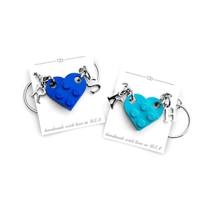 Couples Keychain and Necklace Set Etsy
