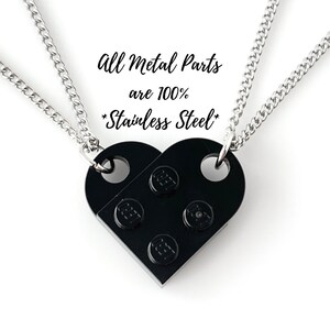 Heart Necklace Set Made With Authentic 