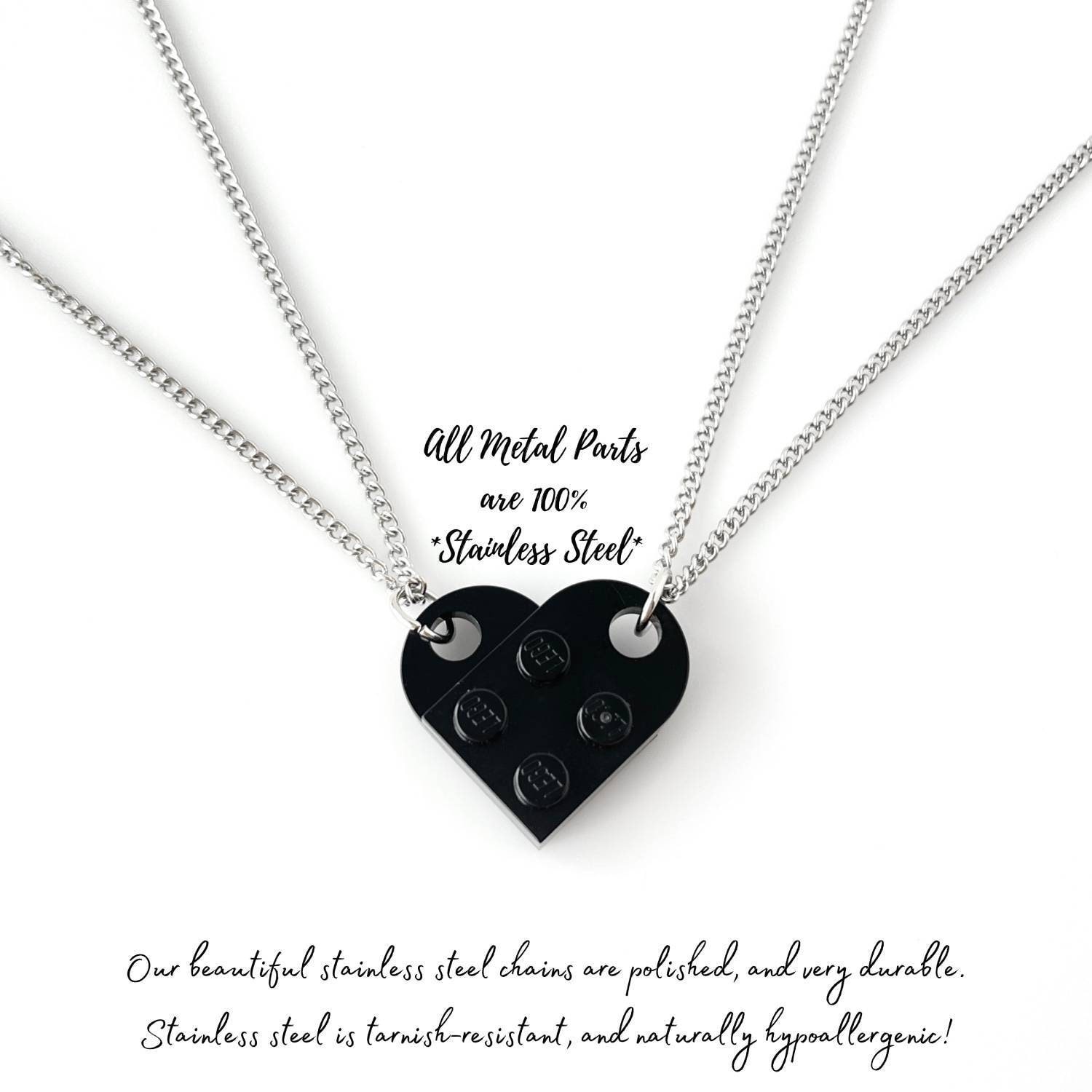 Heart Pendant Amazon Lego Necklace Lego® Heart Necklace Canada