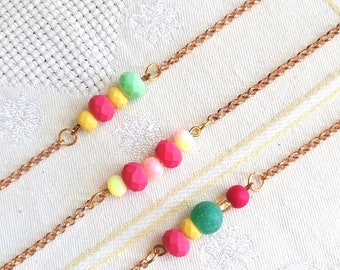 Minimal style chain bracelet