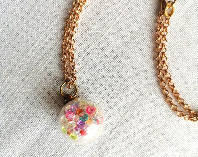 Wish ball necklace