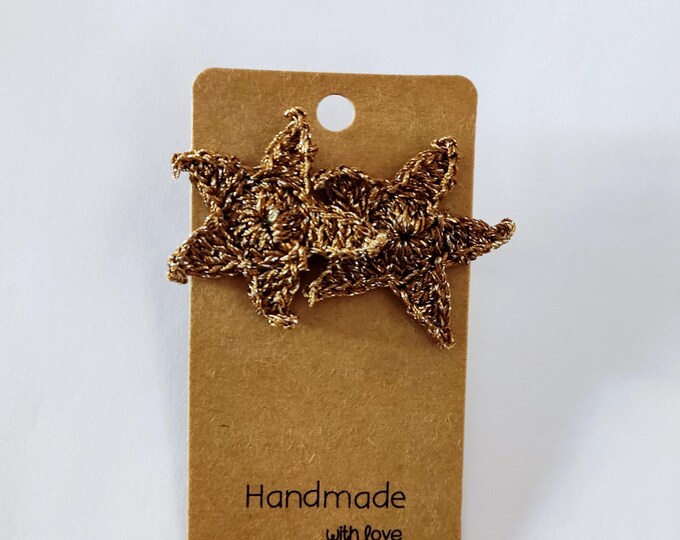 Handmade Star earrings