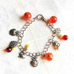 Autumn charm bracelet