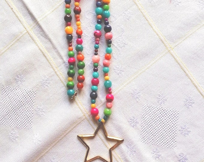 Boho long necklace