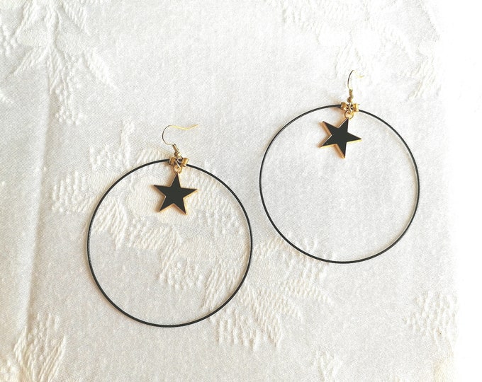 Rock star earrings