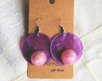 Happy circle earrings